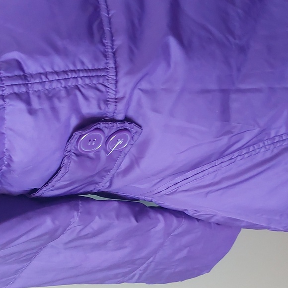 Purple coat, size M, 50% down - Picture 6 of 12